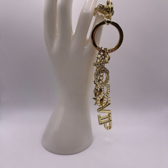 Michael Kors Crystal Embellished 'Kors VIP' Charm Keychain - Picture 3 of 11